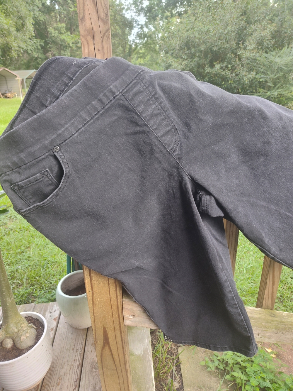 Gloria Vanderbilt Black Avery Summer Shorts A Little Faded But Good Shape - Picture 5 of 7